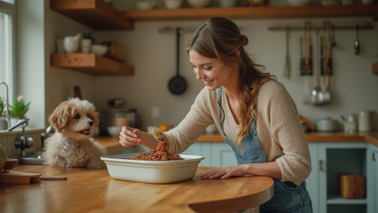 Preparing Homemade Dog Meals