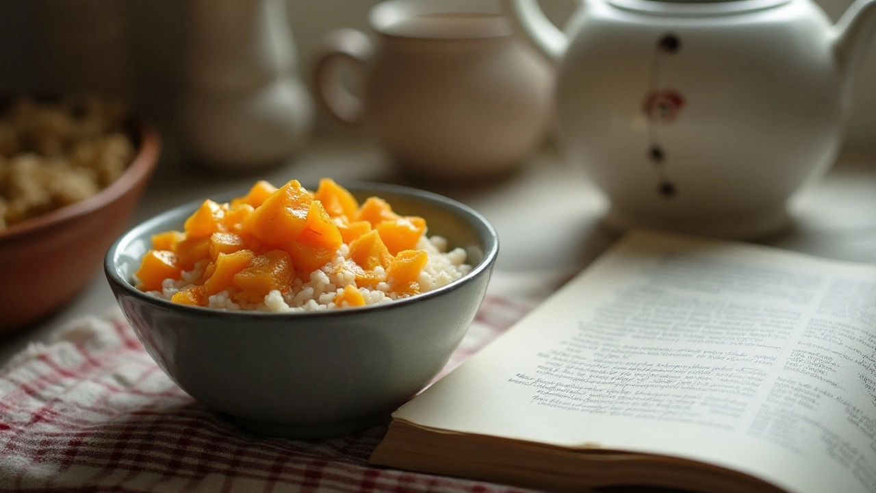 Preparing Pumpkin and Rice for Dogs