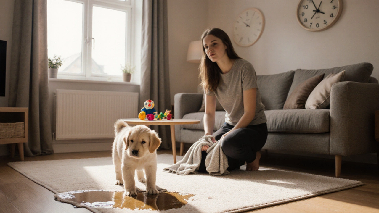 How to Stop a Puppy from Peeing and Pooping Inside the House